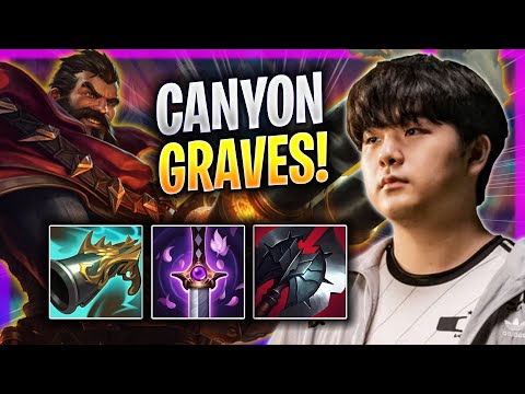 CANYON IS SO CRAZY WITH GRAVES! - DK Canyon Plays Graves JUNGLE vs Lee Sin! | Bootcamp 2023