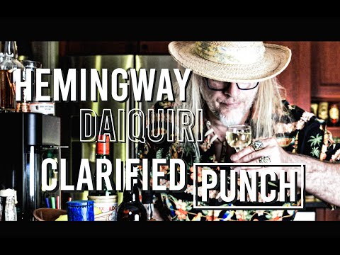 Hemingway Daiquiri Clarified Punch Experiment