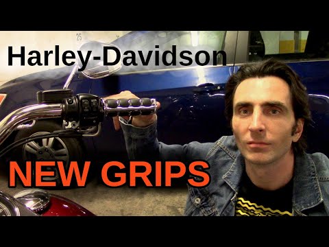 New Kuryakyn Grips - Harley Davidson Fatboy