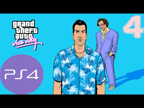 GTA Vice City PS4 HD - Gameplay Walkthrough Part 4 -  Let's Play Playthrough Review