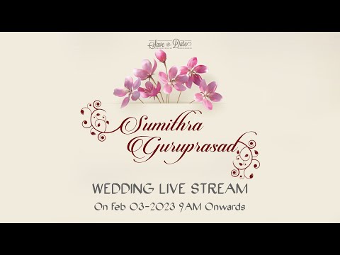 SUMITHRA  WEDS GURUPRASAD WEDDING LIVE