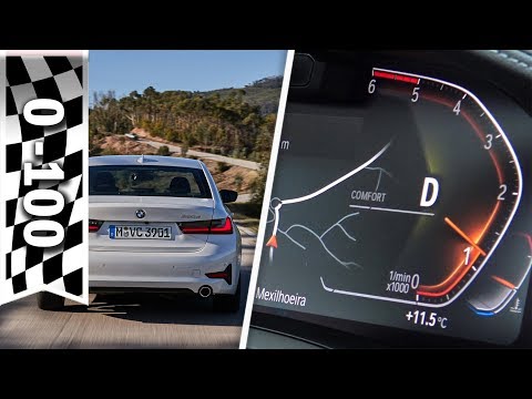 2019 BMW 320d 0-100 km/h: Soundcheck & Acceleration, Beschleunigung 320d Steptronic Sport
