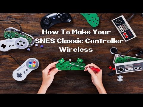 How To Make Your Snes Classic Controller Wireless - 8Bitdo Mod Kit