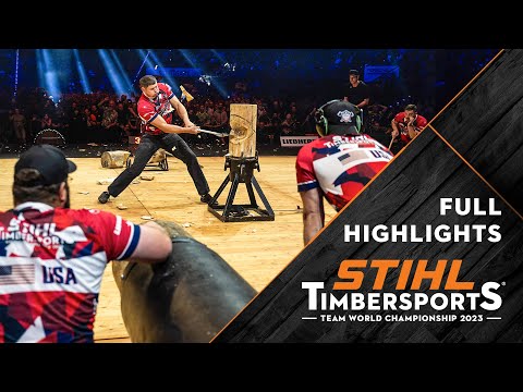 Full highlights - STIHL TIMBERSPORTS® Team World Championship 2023 // Stuttgart, Germany