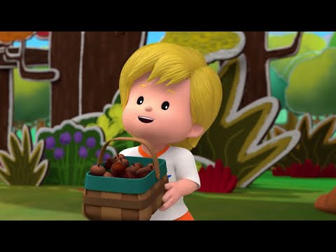 Collecting Acorns ! ⭐Little People™ ⭐New Season! ⭐ - Kids TV Series, Kingdom Kids Zone - Little People - Fisher Price