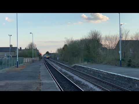 Freightliner Class 66 66596 passes Spalding with 4E56 Felixstowe - Doncaster 12/04/2021