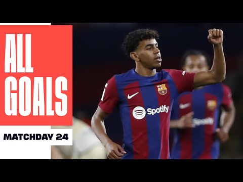 ALL GOALS MATCHDAY 24 LALIGA EA SPORTS 2023/24