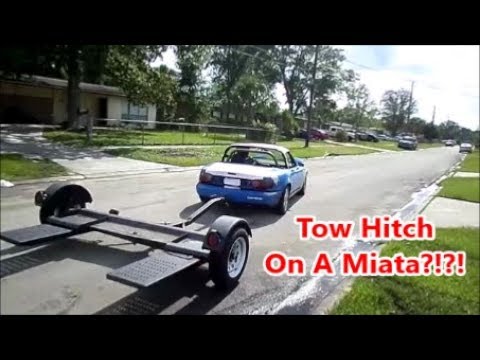 Putting a Curt Trailer Hitch On a Mazda Miata