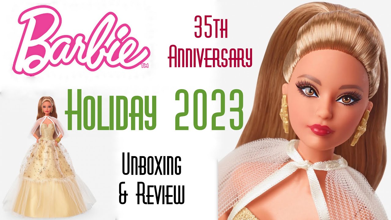 🎄 2023 HOLIDAY BARBIE 35TH ANNIVERSARY KARL 👑 EDMOND'S COLLECTIBLE WORLD 🌎 UNBOXING & REVIEW MATTEL