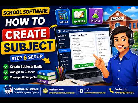 06 How to Create Subject in School Software | Step-by-Step Guide