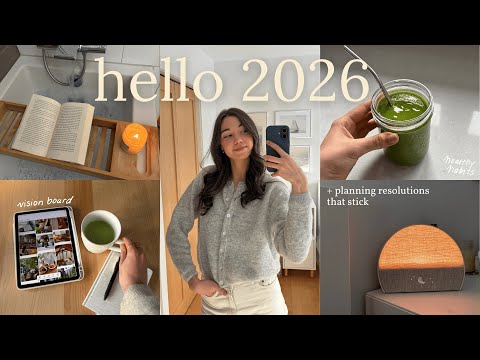 let’s reset for the new year together ☁️ healthy habits & setting intentions