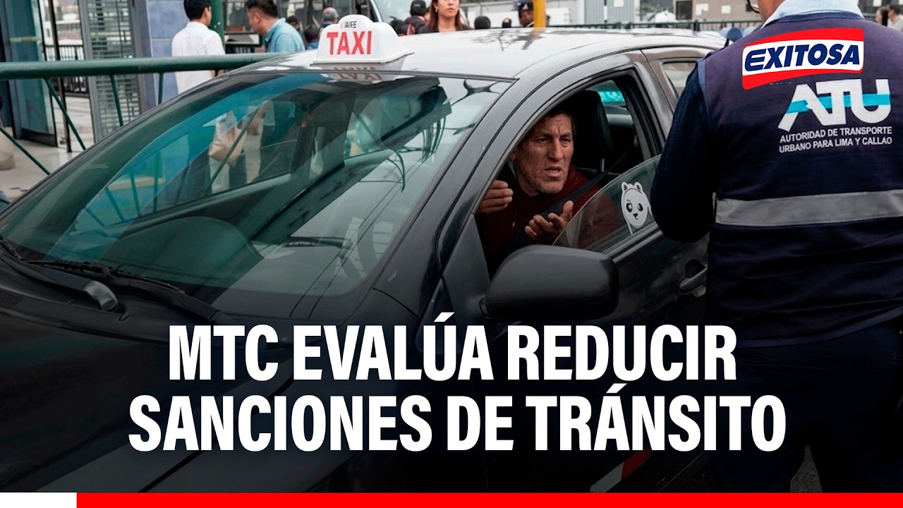 🔴🔵 MTC evalúa modificar el sistema de sanciones de tránsito