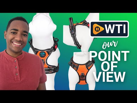 PHOEPET No Pull Dog Harness Medium Reflective Front Clip Vest with Handle - WTI product video review