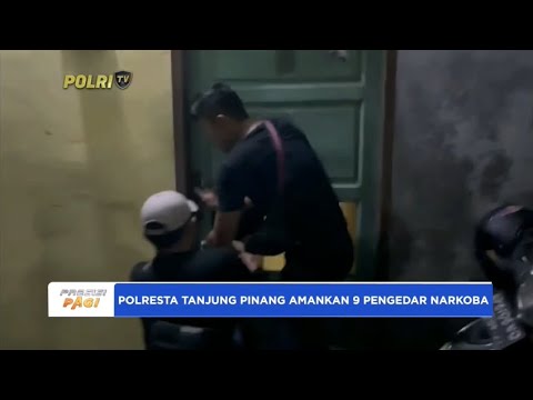 POLRESTA TANJUNGPINANG MENGAMANKAN 9 PENGEDAR NARKOBA