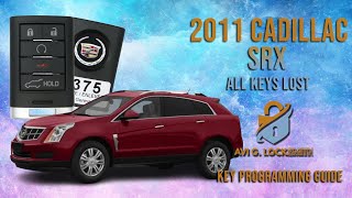 Automotive Locksmithing 101: Program a Proximity Key Fob for 2011 Cadillac SRX - No Original Key!