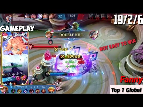Fanny 91% Current Win Rate ! Aggressive Fast Cable - Top 1 Global Fanny by ArkQ15:3 - Mobile Legends