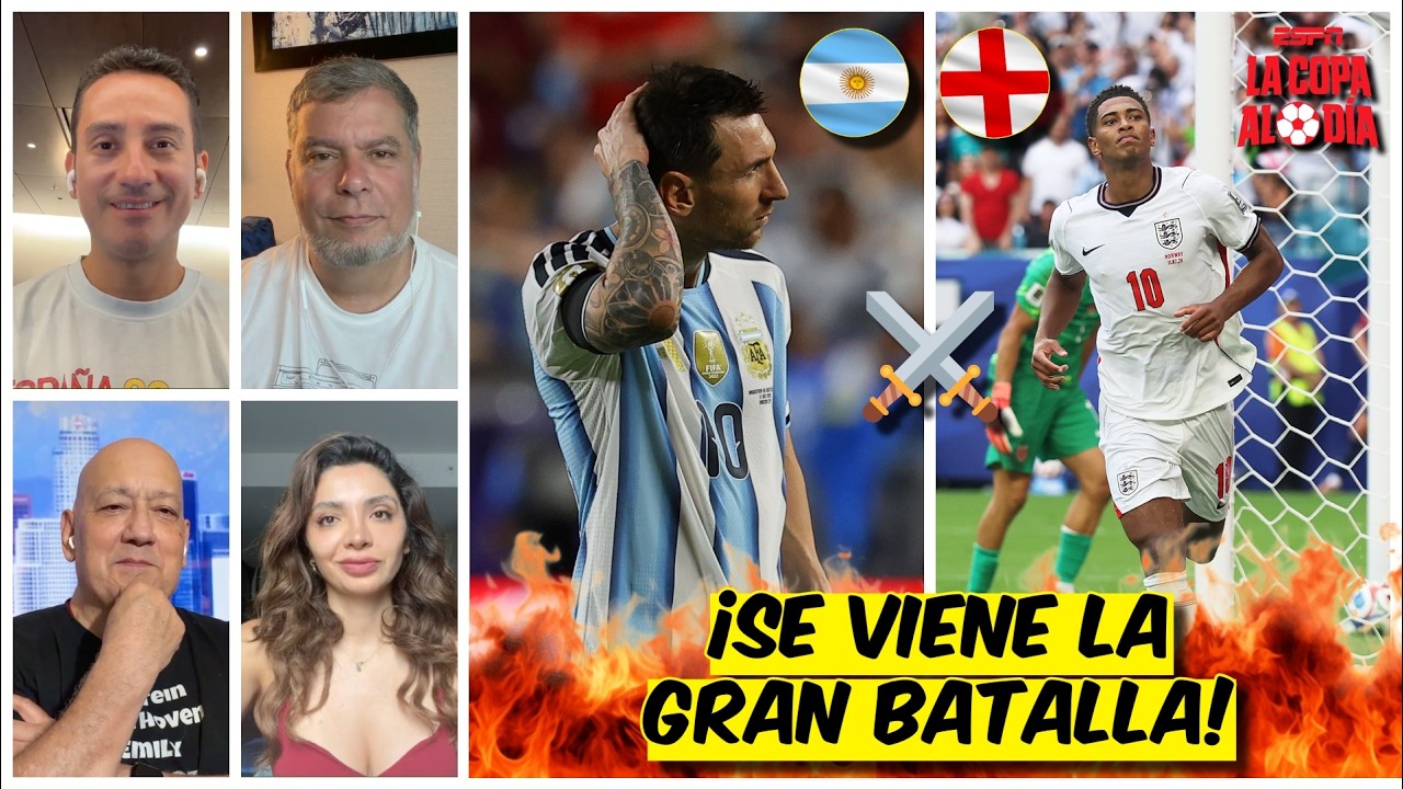 INGLATERRA llega como  la GRAN FAVORITA vs ARGENTINA a las SEMIFINALES del MUNDIAL | La Copa Al Día