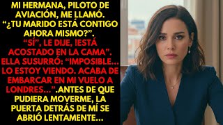 Mi hermana piloto vio a mi marido en un vuelo de lujo en clase business a Londres con otra mujer...
