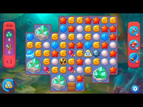 Fishdom Hard Level 9138 (with Double Bomb Booster) @choraelmin