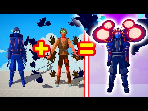 FUSION OF SENSEI + DARK PEASANT | TABS - Totally Accurate Battle Simulator