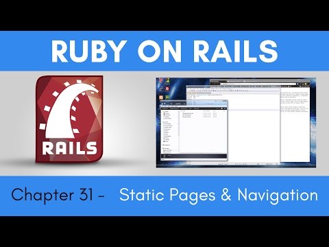 Learn Ruby on Rails from Scratch Chapter 31 Static Pages and Navigation