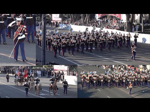 USMC West Coast Composite Band - The Marines' Hymn - 2025 Pasadena Rose Parade