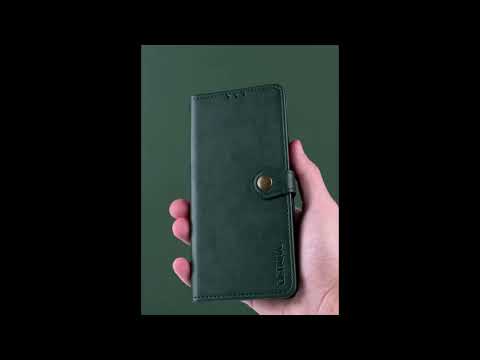 Чехол-книга Getman с подставкой для Xiaomi Redmi Note 14 Pro 4G синий стильный чехол с кожаной отделкой - фото 1 - id-p2815345872