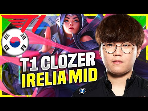 CLOZER DOMINATING IRELIA! - T1 Clozer Plays Irelia Mid vs Talon! | KR SoloQ Patch 10.22