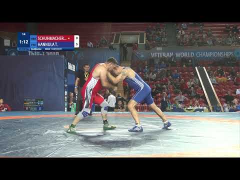 Qual. GR - 100 kg: H. SCHUHMACHER (GER) v. T. HANNULA (FIN)