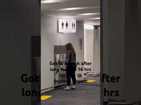 #Aeroporto Internacional de Incheon #chuveiro no aeroporto