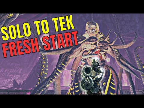 Unlocking TEK Solo in my FINAL Small Tribes Fresh Start | Solo to Tek Ep 1