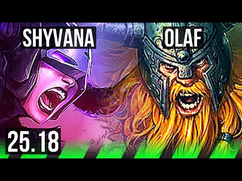 SHYVANA vs OLAF (JGL) | 3/2/9 | EUW Master | 25.18