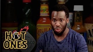 Prince Amukamara Talks NFL Salaries &  Pre-Game Sex While Eating Spicy Wings | Hot Ones