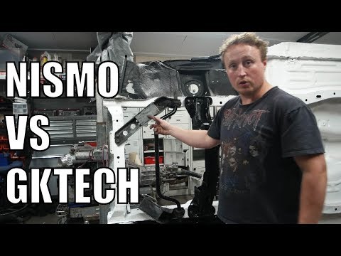 Nismo power brace modded to work with gktech swaybar