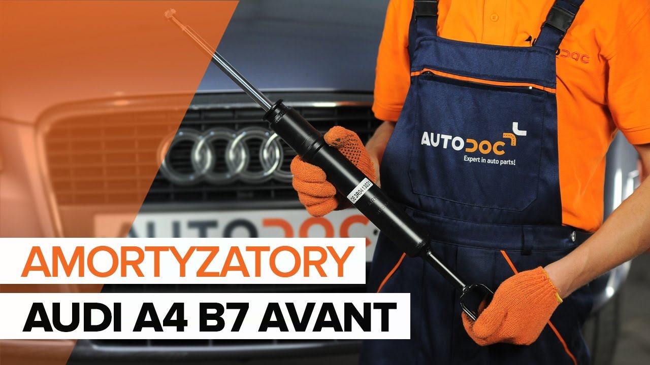 Jak wymienić amortyzator teleskopowy przód w Audi A4 B7 Avant - poradnik naprawy