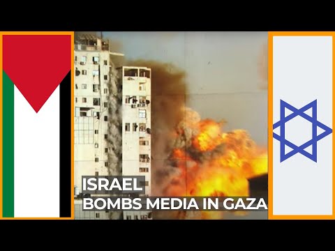 Watch This Building In Gaza Housed By AP And Al Jazeera Get Demolished By An Israeli Air Strike