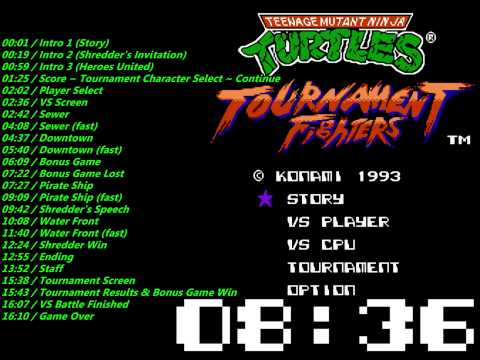 Nes Teenage Mutant Ninja Turtles - Tournament Fighters Soundtrack