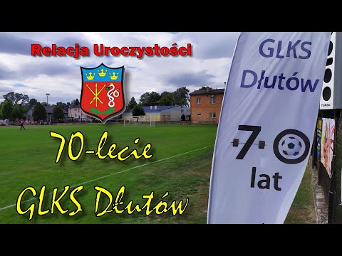 Uroczystość obchodów 70-lecia GLKS Dłutów - odznaczenia, stadion imienia Eugeniusza Frankowskiego
