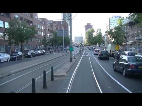 Timelapse video HTM tramlijn 16 Wateringen - Wateringen via Waldorpstraat/Station HS