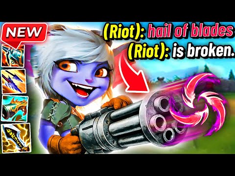 New TRISTANA is straight up BROKEN (BUSTED HAIL OF BLADES)
