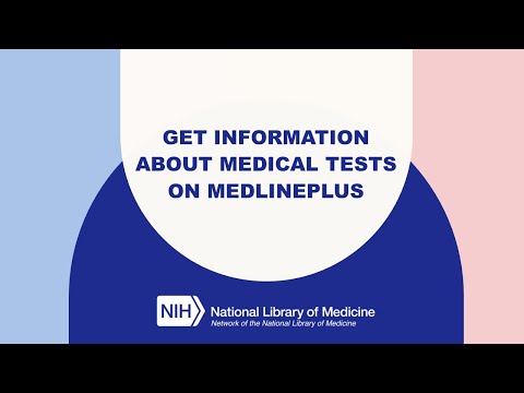 Tutorial 6 do MedlinePlus: Obtenha informações sobre exames médicos no MedlinePlus
