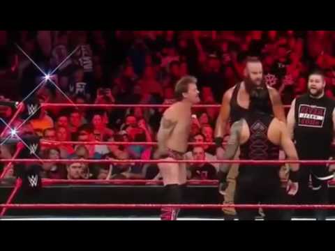 Roman Reigns vs Seth Rollins vs Kevin Owens vs Chris Jericho vs Braun Strowman Full Match HD360p