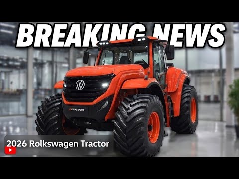 "2026 Volkswagen Tractor 😱 | Huge Engine & Extreme Power | Made in Germany"