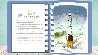 One Story a day level 2 book 8 for August Story 3 4 First Man in Space