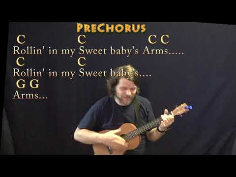 Roll In My Sweet Baby's Arms - Bariuke Cover Lesson in C with Chords/Lyrics
