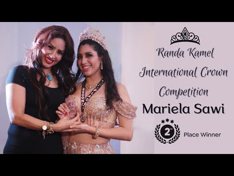 Mariela Sawi 🇲🇽- 2nd Place Winner at Randa Kamel International Crown Competition, Miami 2022
