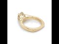 video icon number two for Star 129 Diamond Engagement Ring in Yellow Gold item 201-00129