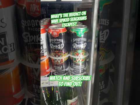 What’s the verdict on #NEW #WWE Spiked Seagrams Escapes? Flavorful punch or tap out? #shorts #review