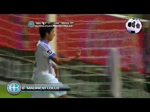 Gol Luciano Lollo - Belgrano (Córdoba) 2 Vs Lanús 1 - Final 2014 - 1ra Fecha
