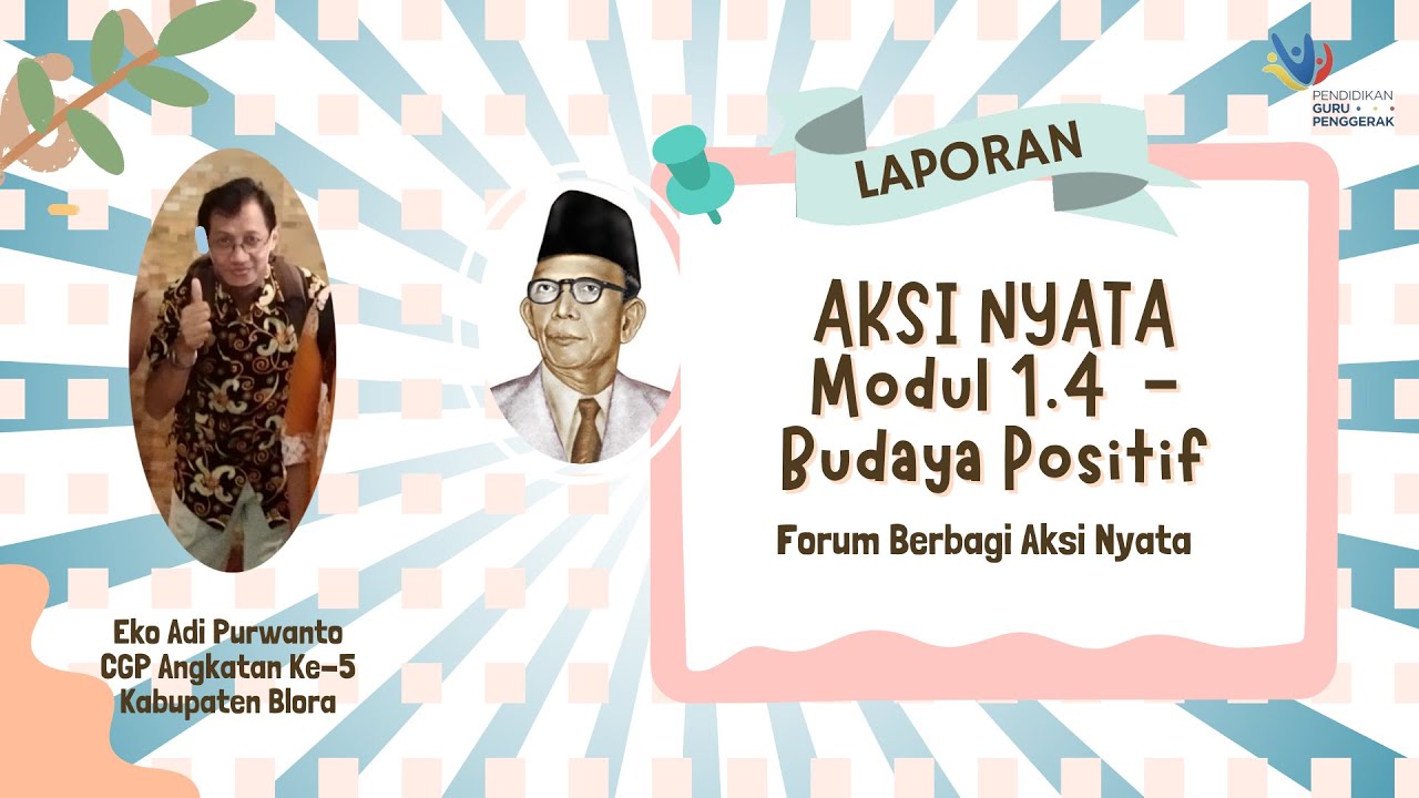 LAPORAN AKSI NYATA  MODUL 1-4 - EKO ADI PURWANTO